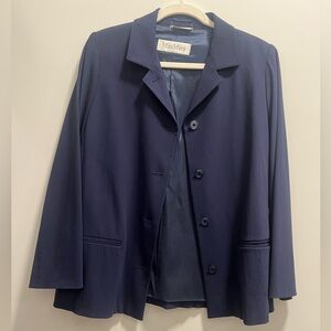 MaxMara Deep Blue Blazer